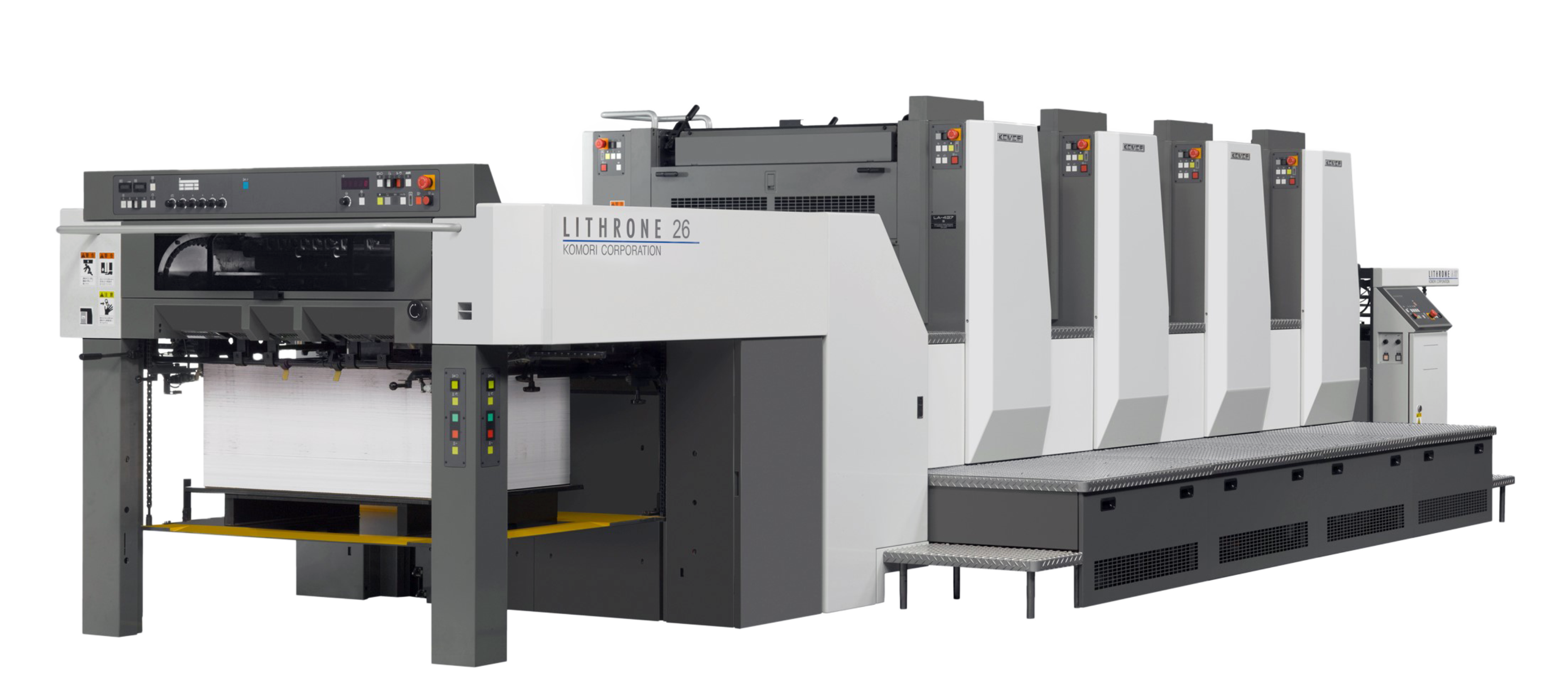 Komori Lithron offset printing machine for high-volume production